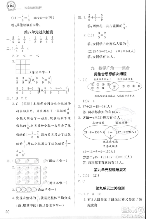 江西人民出版社2023年秋季王朝霞创维新课堂三年级上册数学人教版答案 江西人民出版社2023年秋季王朝霞创维新课堂三年级上册数学人教版答案