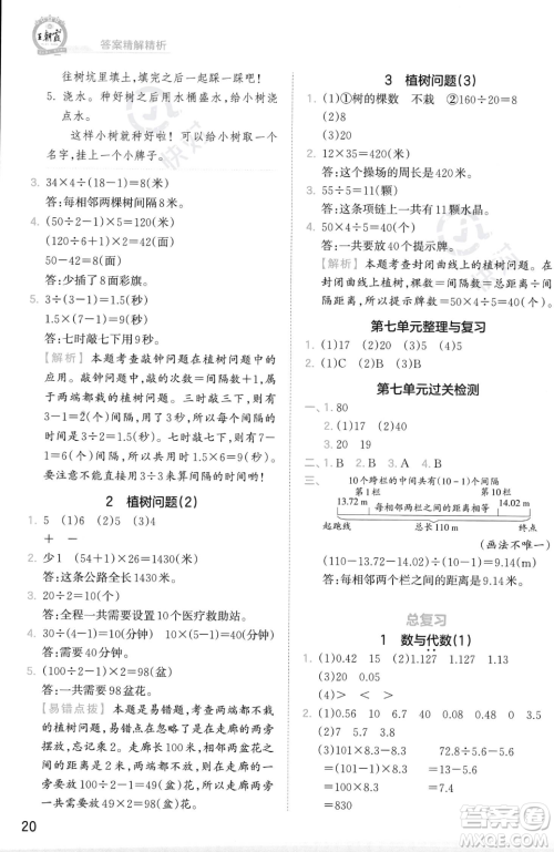 江西人民出版社2023年秋季王朝霞创维新课堂五年级上册数学人教版答案 江西人民出版社2023年秋季王朝霞创维新课堂五年级上册数学人教版答案