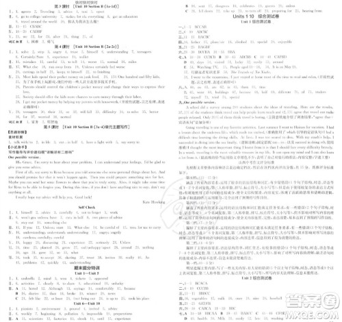 阳光出版社2023年秋季全品作业本八年级英语上册人教版山西专版答案 阳光出版社2023年秋季全品作业本八年级英语上册人教版山西专版答案