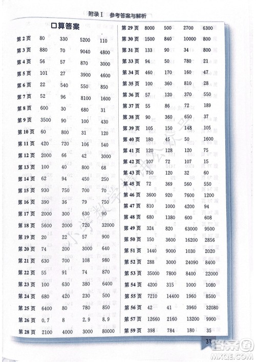 龙门书局2023年秋黄冈小状元作业本四年级数学上册人教版广东专版参考答案 龙门书局2023年秋黄冈小状元作业本四年级数学上册人教版广东专版参考答案