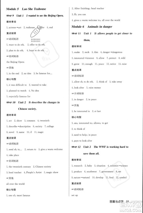 龙门书局2023年秋启东中学作业本八年级英语上册外研版呼和浩特专版答案 龙门书局2023年秋启东中学作业本八年级英语上册外研版呼和浩特专版答案