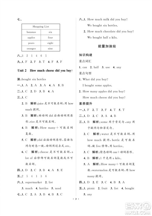 海南出版社2023年秋新课程学习指导五年级英语上册外研版参考答案 海南出版社2023年秋新课程学习指导五年级英语上册外研版参考答案