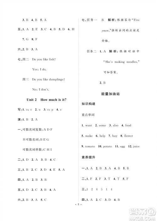 海南出版社2023年秋新课程学习指导四年级英语上册外版研参考答案 海南出版社2023年秋新课程学习指导四年级英语上册外版研参考答案