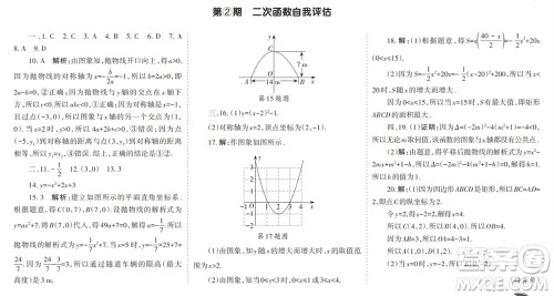 学习方法报2023-2024学年九年级数学上册人教广东版①-③期小报参考答案 学习方法报2023-2024学年九年级数学上册人教广东版①-③期小报参考答案