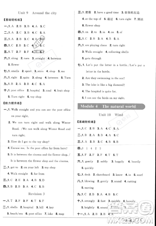 江西教育出版社2023年秋阳光同学课时优化作业五年级英语上册沪教牛津版版答案 江西教育出版社2023年秋阳光同学课时优化作业五年级英语上册沪教牛津版版答案