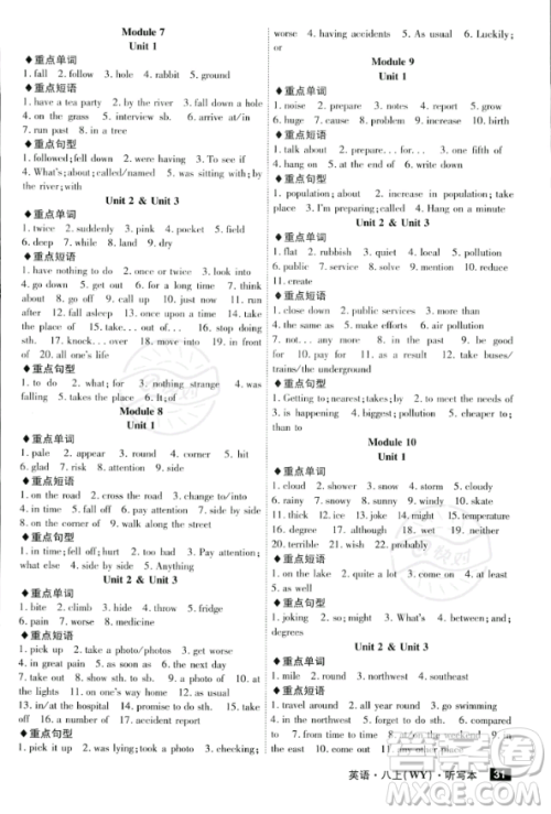 安徽师范大学出版社2023年秋课时A计划八年级英语上册外研版安徽专版答案 安徽师范大学出版社2023年秋课时A计划八年级英语上册外研版安徽专版答案