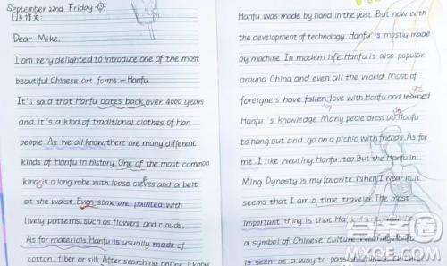 介绍汉服的英语作文 关于写介绍汉服的英语作文 介绍汉服的英语作文 关于写介绍汉服的英语作文