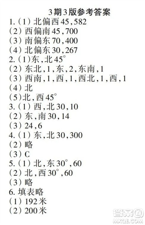2023年秋学习报小学六年级数学上册人教版1-8期参考答案 2023年秋学习报小学六年级数学上册人教版1-8期参考答案