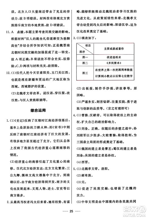 吉林教育出版社2023年秋三维数字课堂七年级历史上册人教版答案 吉林教育出版社2023年秋三维数字课堂七年级历史上册人教版答案