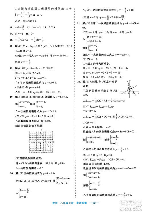 浙江工商大学出版社2023年秋精彩练习就练这一本八年级数学上册通用版答案