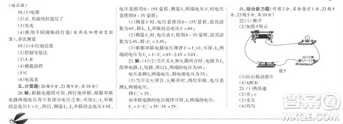 学习方法报2023-2024学年九年级物理上册人教广东版⑤-⑧期小报参考答案