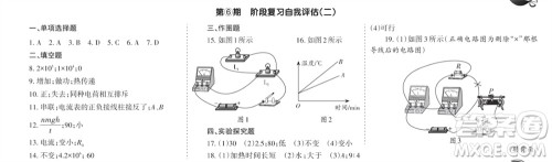 学习方法报2023-2024学年九年级物理上册粤沪广东版⑤-⑧期小报参考答案