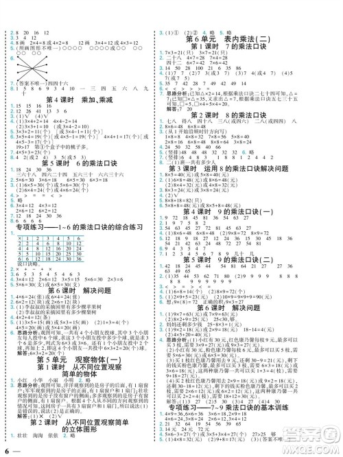 河北美术出版社2023年秋龙门小考王二年级数学上册人教版参考答案 河北美术出版社2023年秋龙门小考王二年级数学上册人教版参考答案