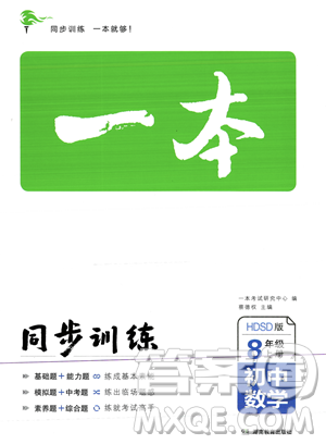 湖南教育出版社2023年秋一本同步训练八年级数学上册华东师大版答案 湖南教育出版社2023年秋一本同步训练八年级数学上册华东师大版答案