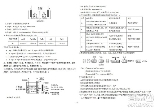 2024届山东省高三年级适应性联考一化学试题答案 2024届山东省高三年级适应性联考一化学试题答案