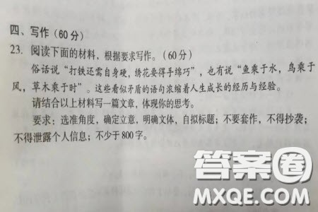 打铁还需自身硬绣花要得手绵巧材料作文800字