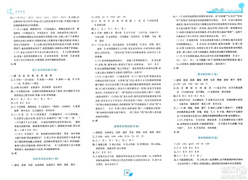 浙江工商大学出版社2023年秋学力测评小学生单元测试卷五年级语文上册人教版答案 浙江工商大学出版社2023年秋学力测评小学生单元测试卷五年级语文上册人教版答案