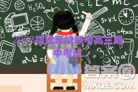 2024届福建百校联考高三上学期期中考试数学试题答案