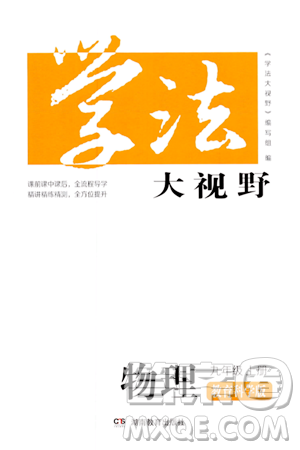 湖南教育出版社2023年秋学法大视野九年级物理上册教科版答案