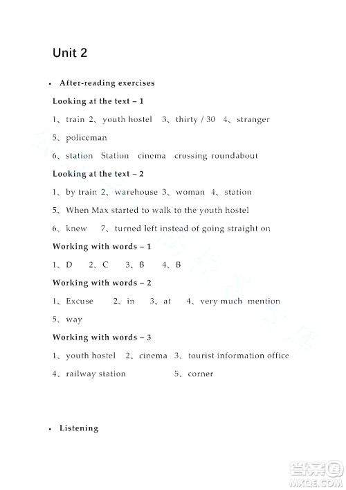 上海外语教育出版社2023高职国际进阶英语综合教程练习册1答案 上海外语教育出版社2023高职国际进阶英语综合教程练习册1答案