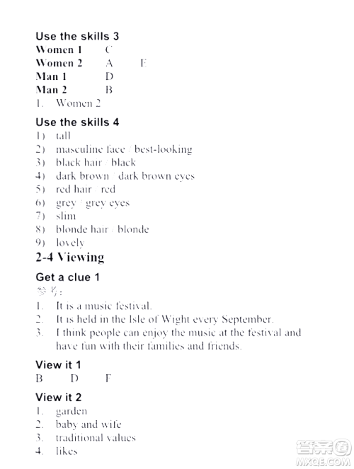 外语教学与研究出版社新视野大学英语视听说教程1第三版U校园答案