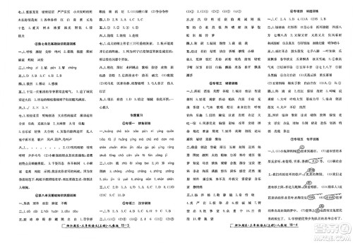 延边人民出版社2023年秋励耘书业浙江期末三年级语文上册人教版浙江专版答案