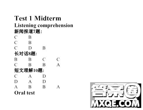 外语教学与研究出版社2023大学英语听说教程3答案