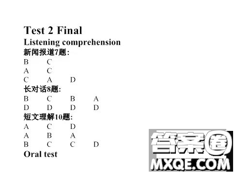 外语教学与研究出版社2023大学英语听说教程3答案