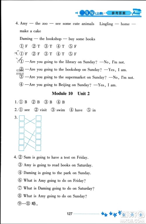 黑龙江教育出版社2023年秋资源与评价三年级英语上册外研版参考答案 黑龙江教育出版社2023年秋资源与评价三年级英语上册外研版参考答案