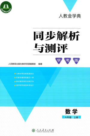 人民教育出版社2023年秋人教金学典同步解析与测评学考练六年级数学上册人教版参考答案