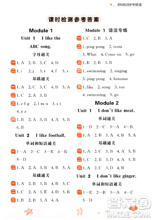 大连出版社2023年秋点石成金金牌每课通二年级英语上册外研版答案 大连出版社2023年秋点石成金金牌每课通二年级英语上册外研版答案