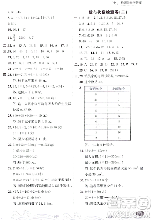 大连出版社2023年秋点石成金金牌每课通五年级数学上册北师大版答案