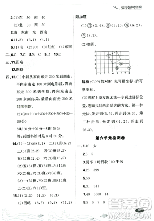 大连出版社2023年秋点石成金金牌每课通四年级数学上册北师大版答案