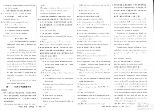 宁夏人民教育出版社2023年秋学练优九年级英语全一册人教版河北专版答案 宁夏人民教育出版社2023年秋学练优九年级英语全一册人教版河北专版答案