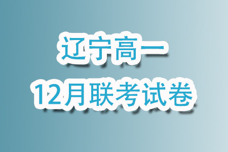 辽宁名校联盟2023-2024年高一上12月物理试卷答案 辽宁名校联盟2023-2024年高一上12月物理试卷答案