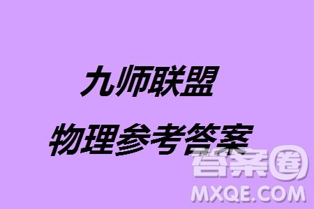 九师联盟联考2024届高三12月质量检测新高考物理试题答案