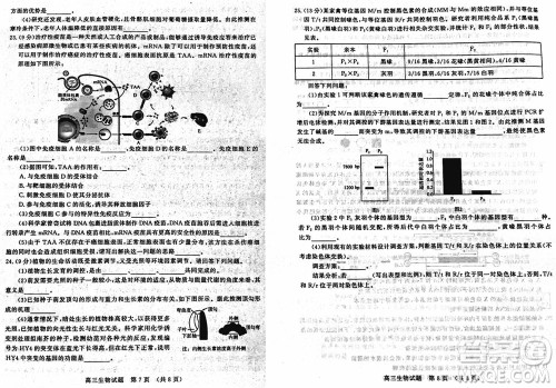 山东名校考试联盟2023年12月高三年级阶段性检测生物试题参考答案