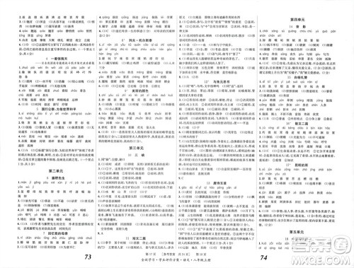 北京时代华文书局2023年秋全效学习学业评价方案八年级语文上册人教版参考答案