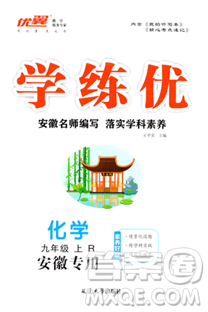 延边大学出版社2023年秋学练优九年级化学上册人教版安徽专版答案