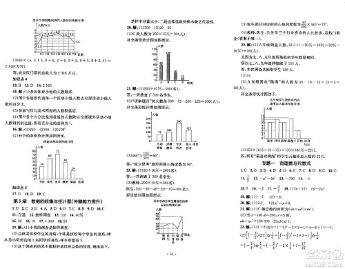 湖南教育出版社2023年秋学科素养与能力提升七年级数学上册湘教版答案