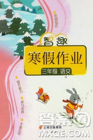 云南科技出版社2024智趣寒假作业三年级语文人教版参考答案 云南科技出版社2024智趣寒假作业三年级语文人教版参考答案