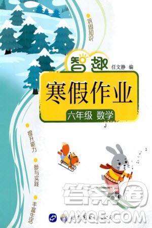 世界图书出版公司2024智趣寒假作业六年级数学J冀教版参考答案 世界图书出版公司2024智趣寒假作业六年级数学J冀教版参考答案