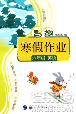 世界图书出版公司2024智趣寒假作业六年级英语Y外研版参考答案 世界图书出版公司2024智趣寒假作业六年级英语Y外研版参考答案