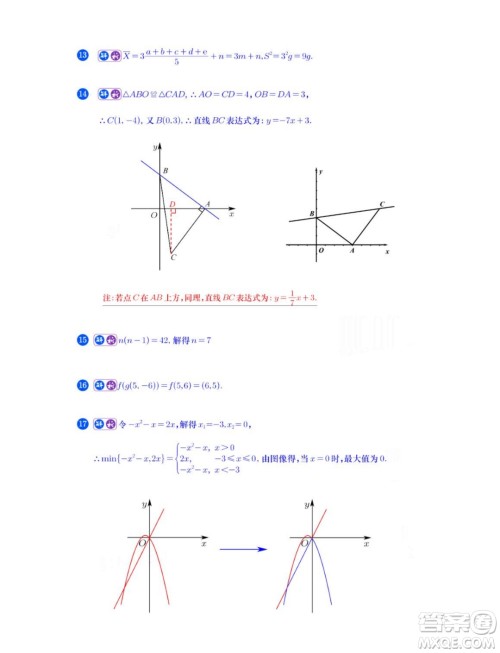 2024年西安交通大学少年班招生初试数学试题答案