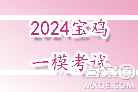 2024届宝鸡一模文科数学试题答案 2024届宝鸡一模文科数学试题答案