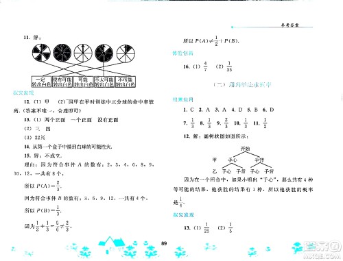 人民教育出版社2024寒假作业九年级数学人教版答案 人民教育出版社2024寒假作业九年级数学人教版答案