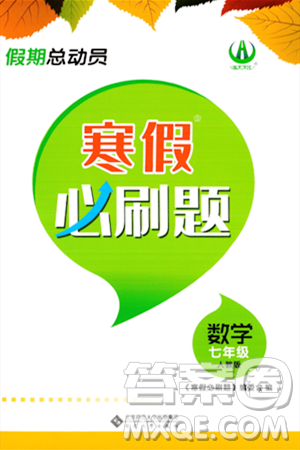 安徽大学出版社2024假期总动员寒假必刷题七年级数学人教版答案