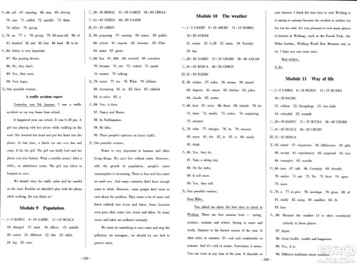 外语教学与研究出版社2023年秋阳光课堂八年级英语上册外研版参考答案 外语教学与研究出版社2023年秋阳光课堂八年级英语上册外研版参考答案
