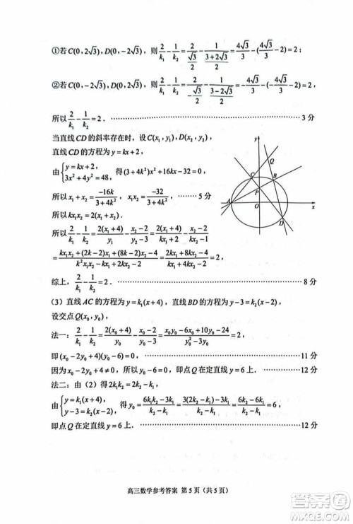 苏州市2023-2024学年高三上学期1月份学业质量阳光指标调研卷数学参考答案 苏州市2023-2024学年高三上学期1月份学业质量阳光指标调研卷数学参考答案