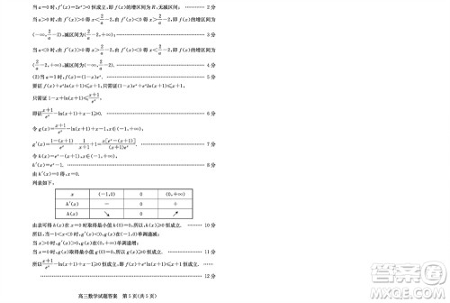 滨州市2024届高三上学期1月份期末考试数学参考答案 滨州市2024届高三上学期1月份期末考试数学参考答案